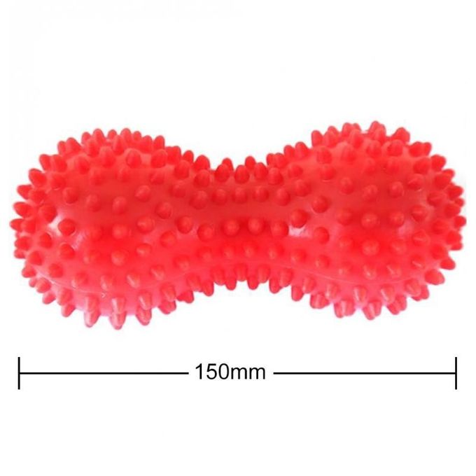 شكل الفول السوداني مدلك شياتسو القدم اليوغا اللياقة البدنية الكرة مادة PVC حجم 150 * 70 * 70 مم